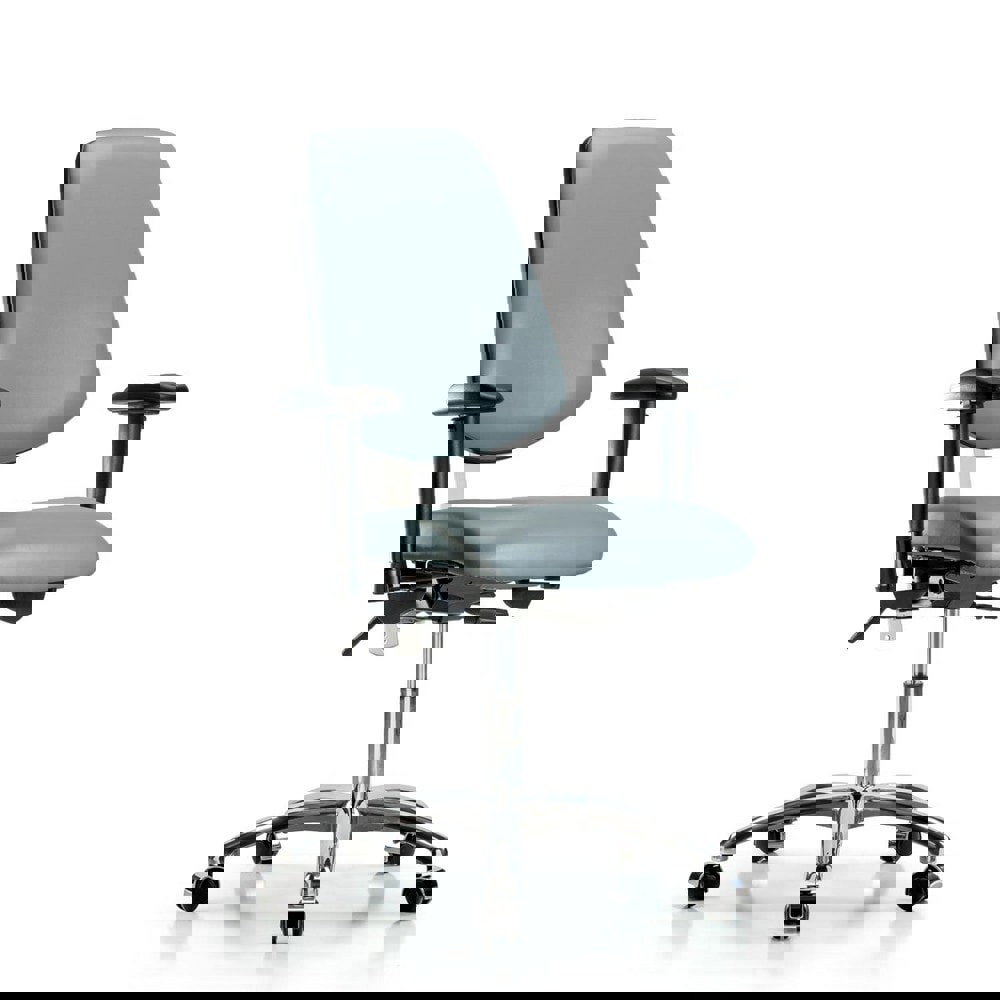 Task Chair: Vinyl, Storm