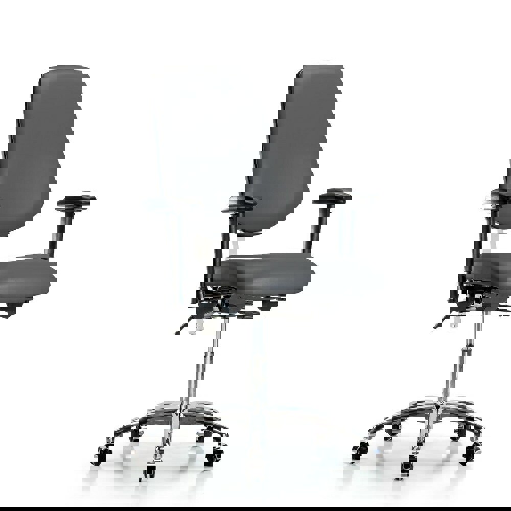 Task Chair: Vinyl, Carbon