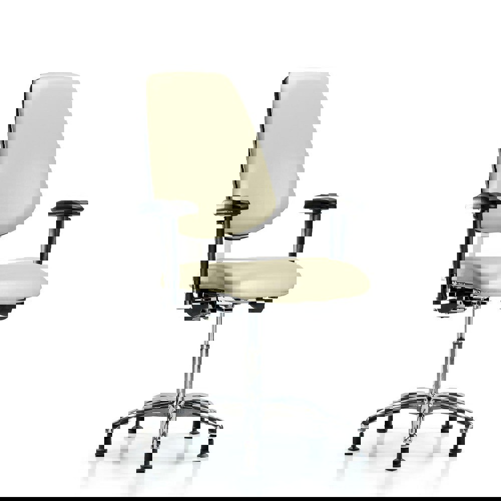 Task Chair: Vinyl, Adobe White