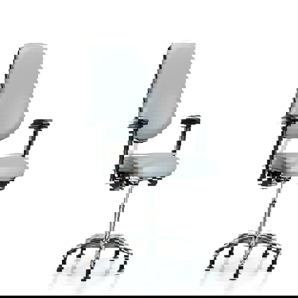 Task Chair: Vinyl, Dove