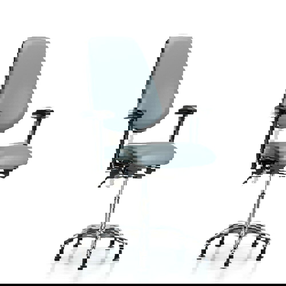 Task Chair: Vinyl, Storm