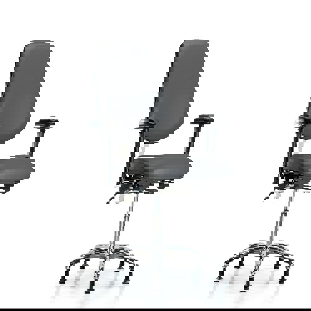 Task Chair: Vinyl, Carbon