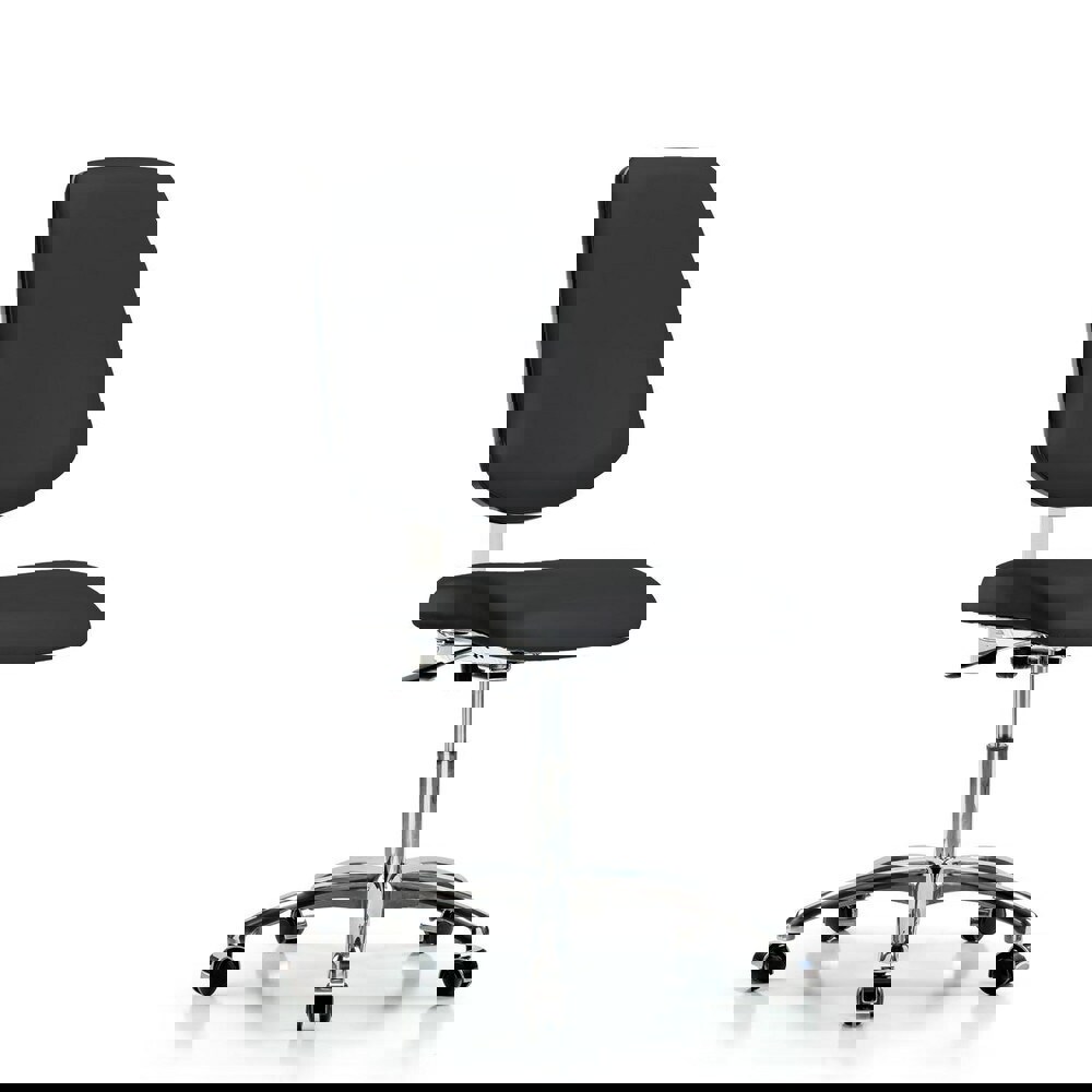 Task Chair: Vinyl, Black