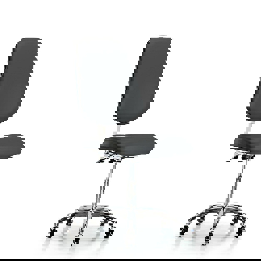 Task Chair: Vinyl, Charcoal