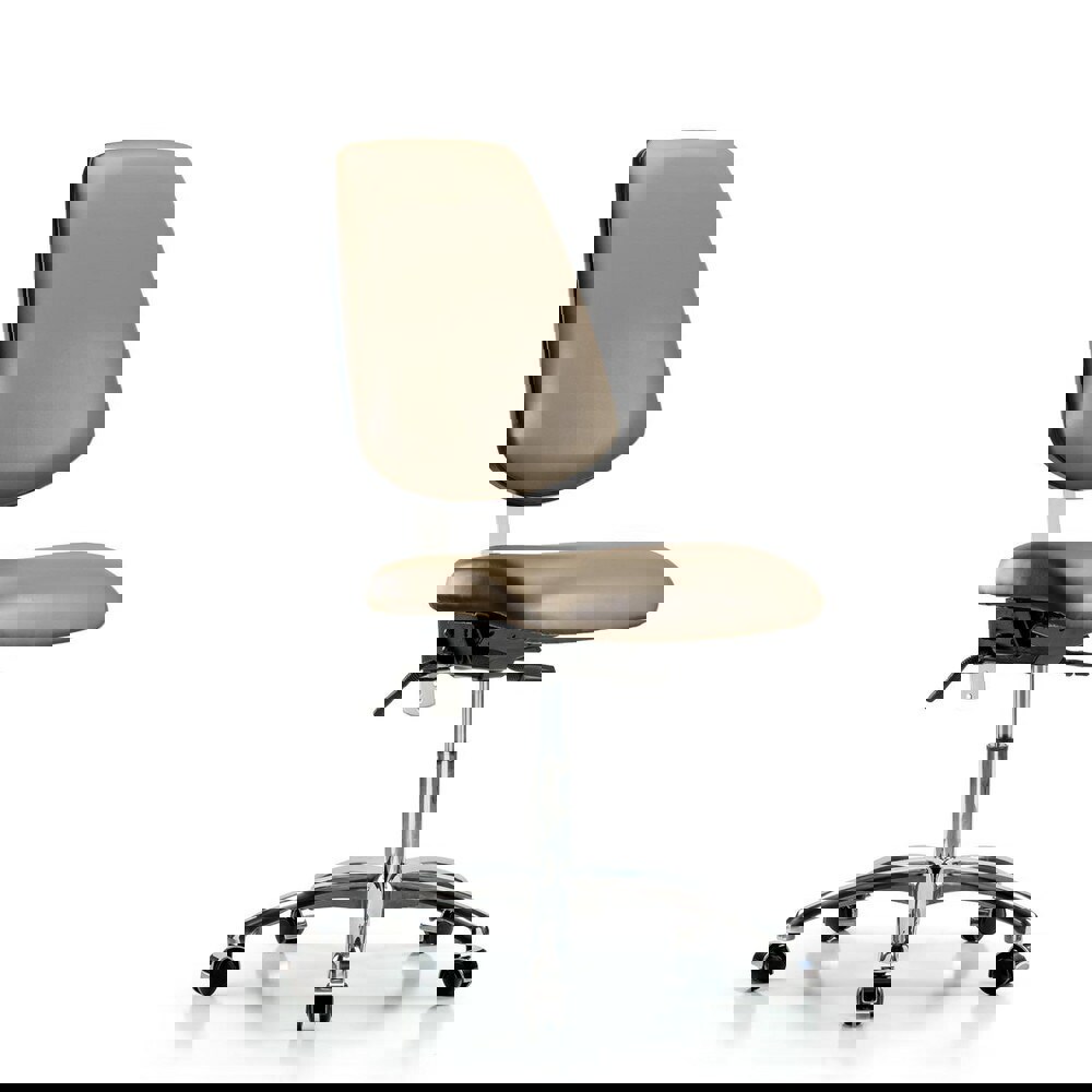 Task Chair: Vinyl, Taupe