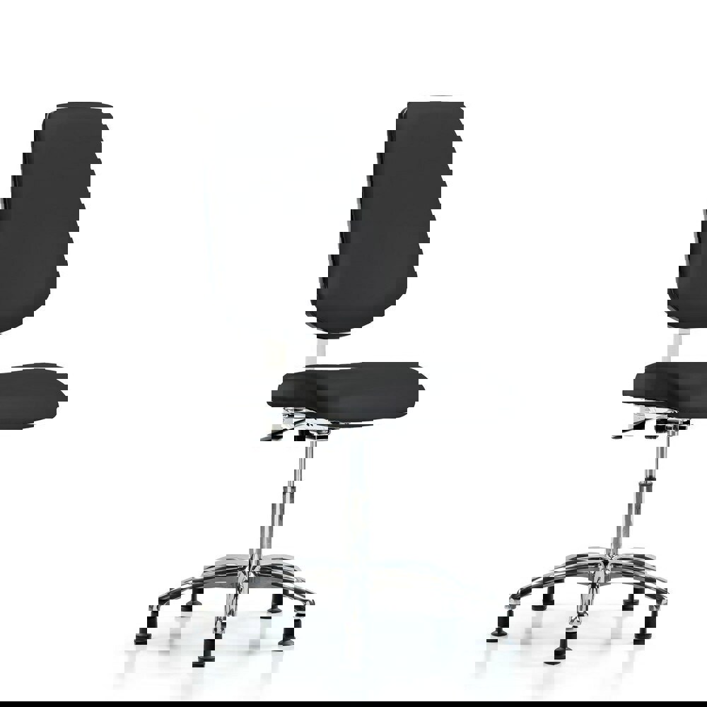 Task Chair: Vinyl, Black