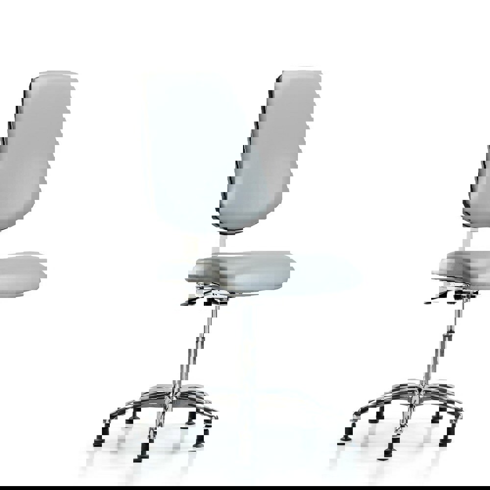 Task Chair: Vinyl, Dove