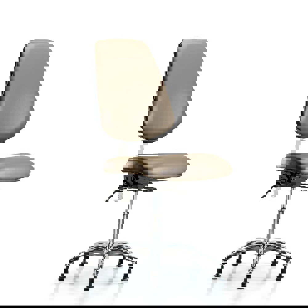 Task Chair: Vinyl, Taupe