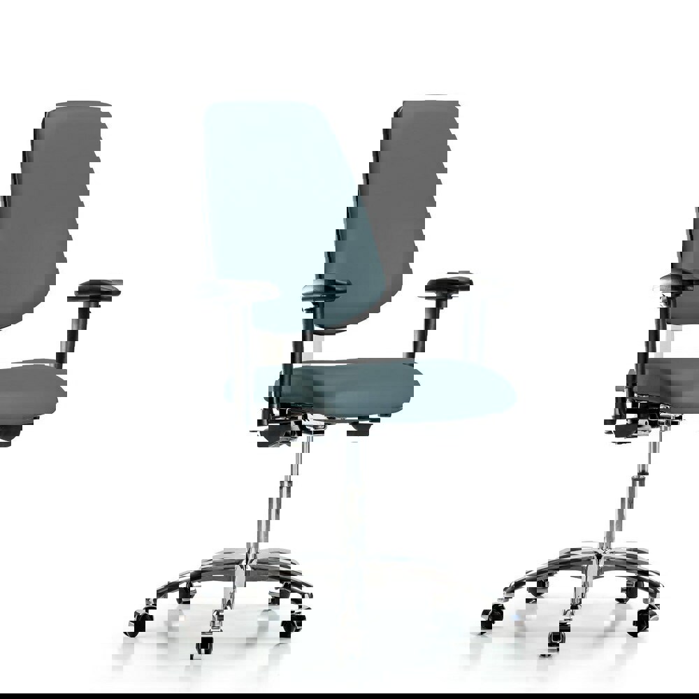 Task Chair: Vinyl, Colonial Blue