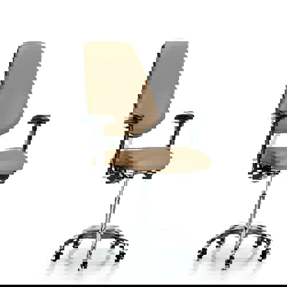 Task Chair: Vinyl, Taupe