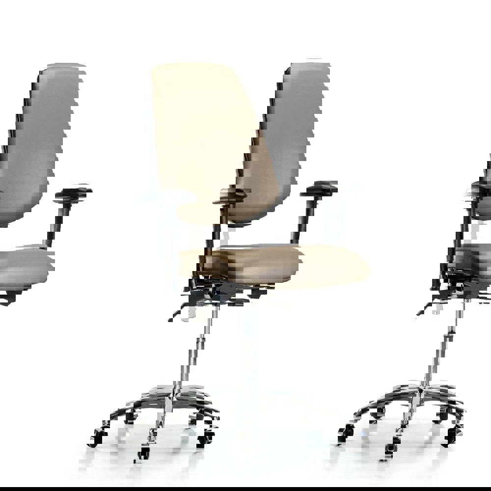 Task Chair: Vinyl, Taupe