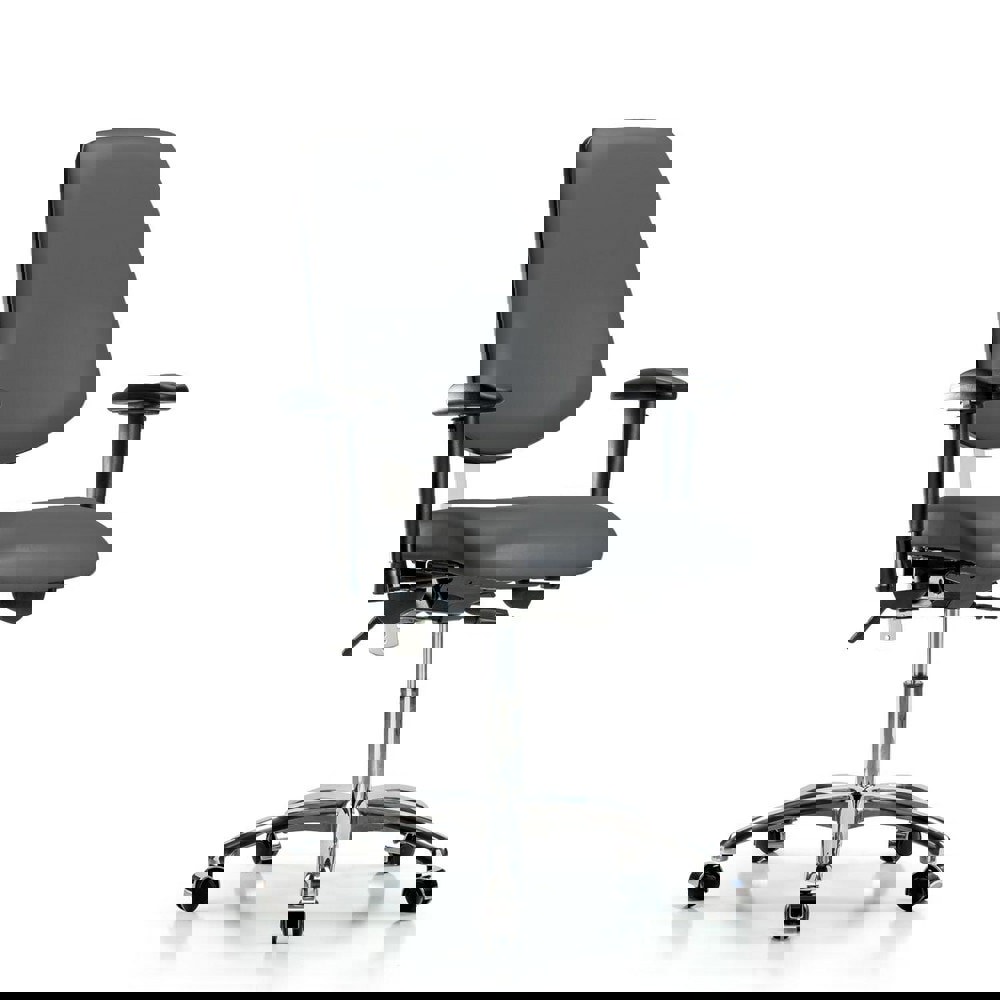 Task Chair: Vinyl, Carbon