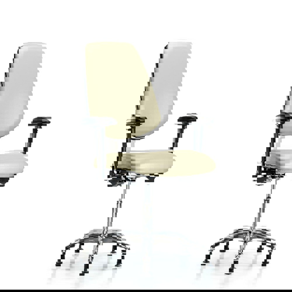 Task Chair: Vinyl, Adobe White