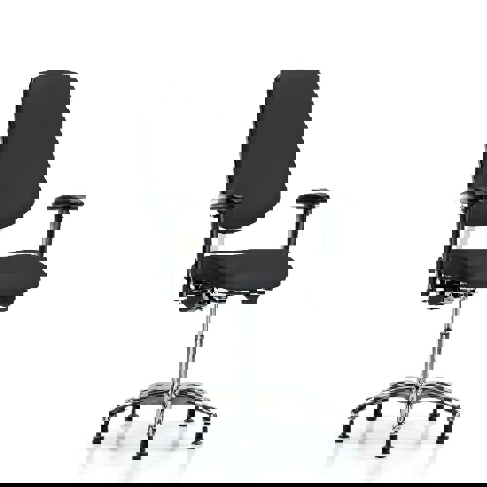 Task Chair: Vinyl, Black