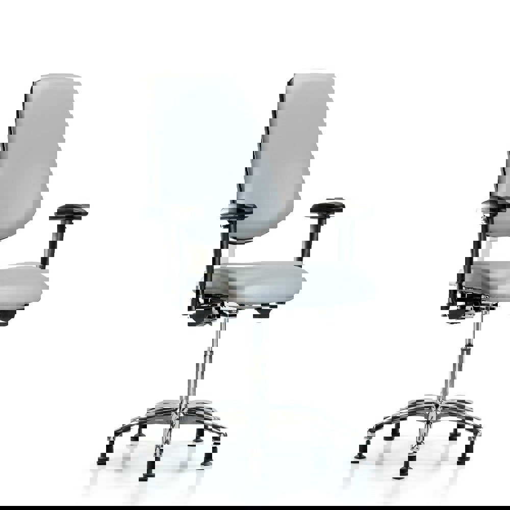 Task Chair: Vinyl, Dove