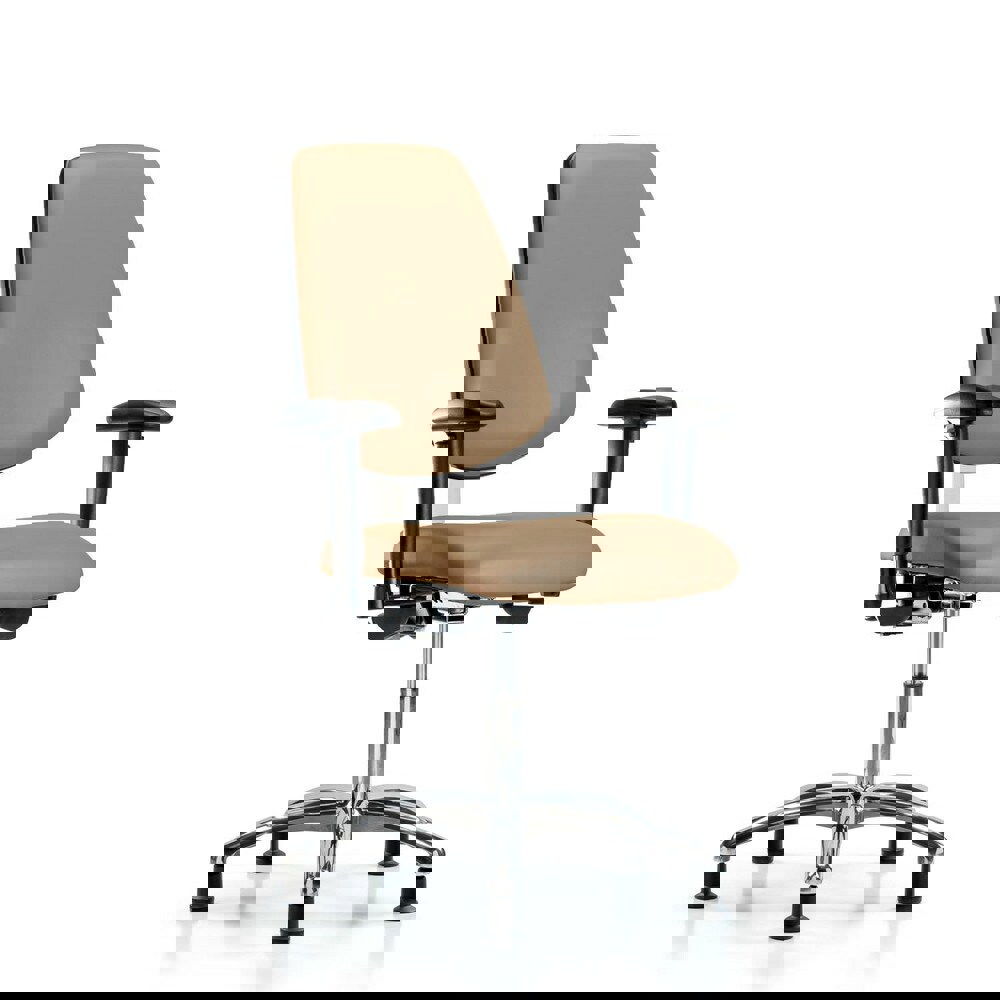 Task Chair: Vinyl, Taupe