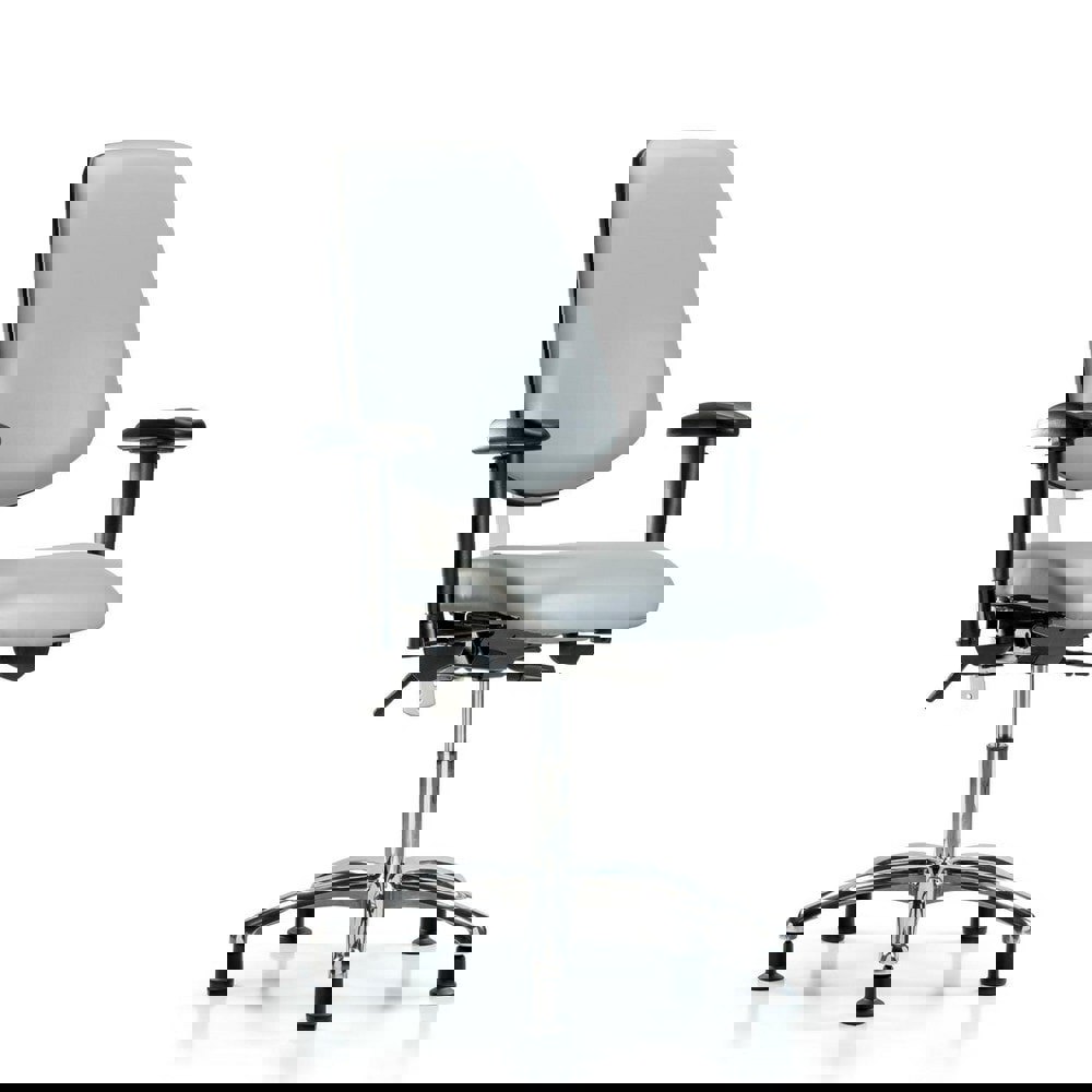 Task Chair: Vinyl, Taupe