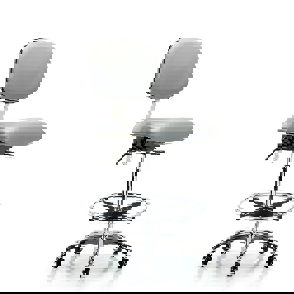 Task Chair: Vinyl, Dove