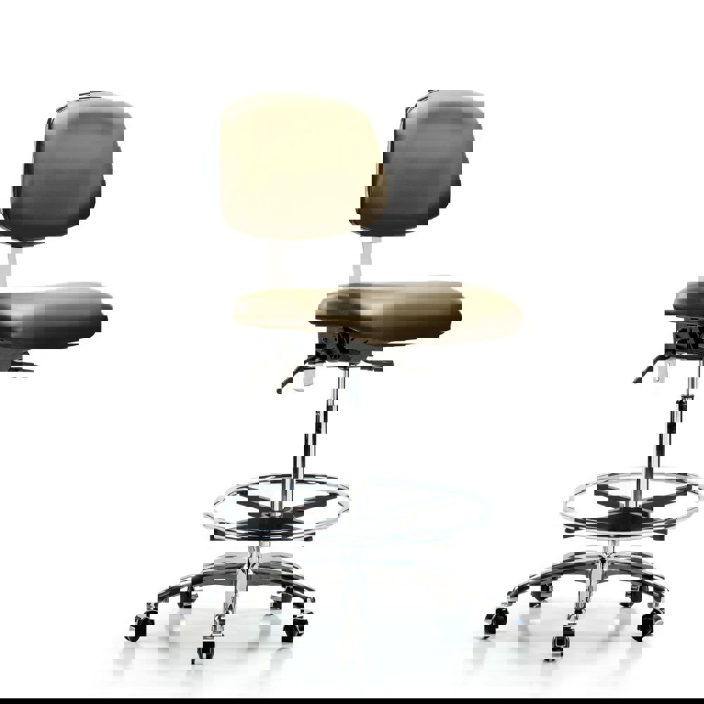 Task Chair: Vinyl, Taupe