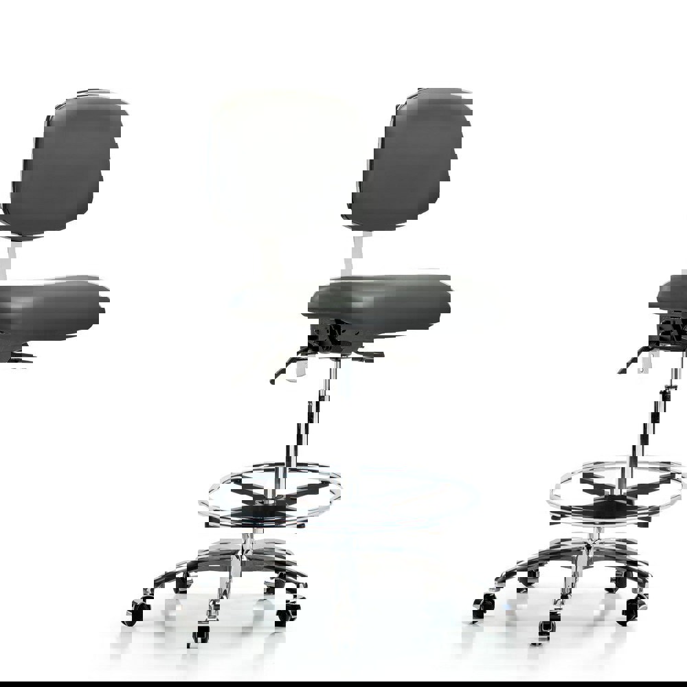 Task Chair: Vinyl, Carbon