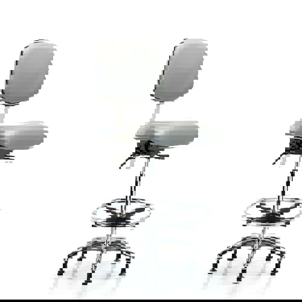 Task Chair: Vinyl, Dove