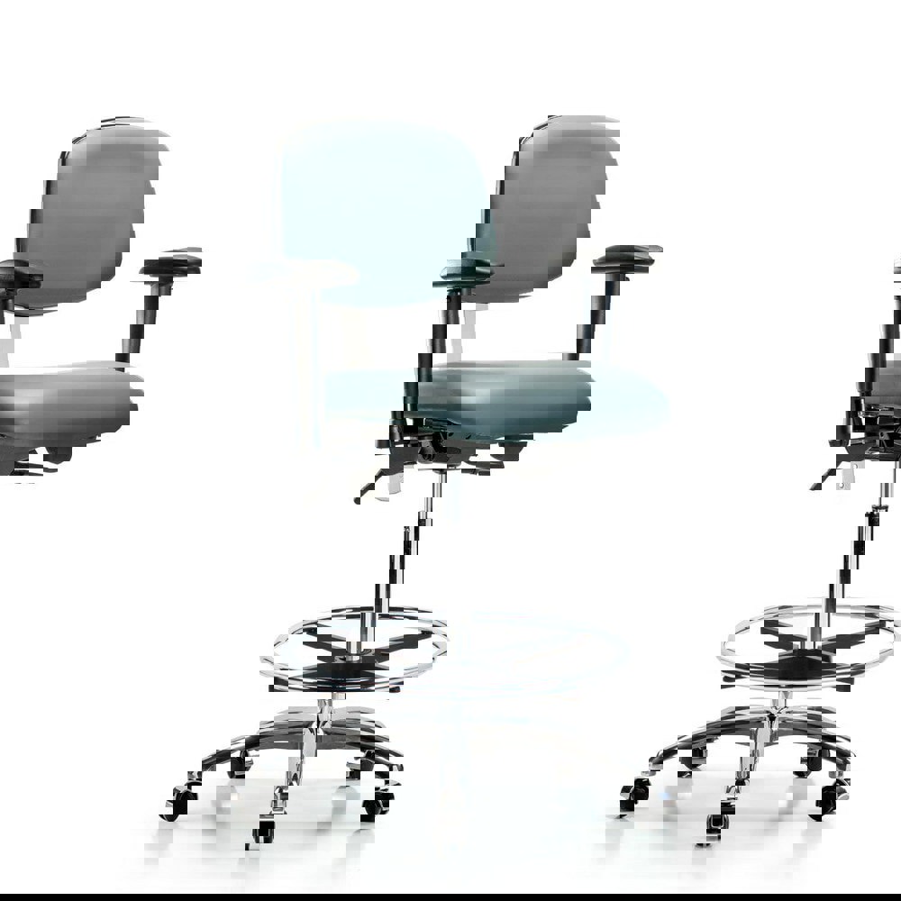 Task Chair: Vinyl, Storm