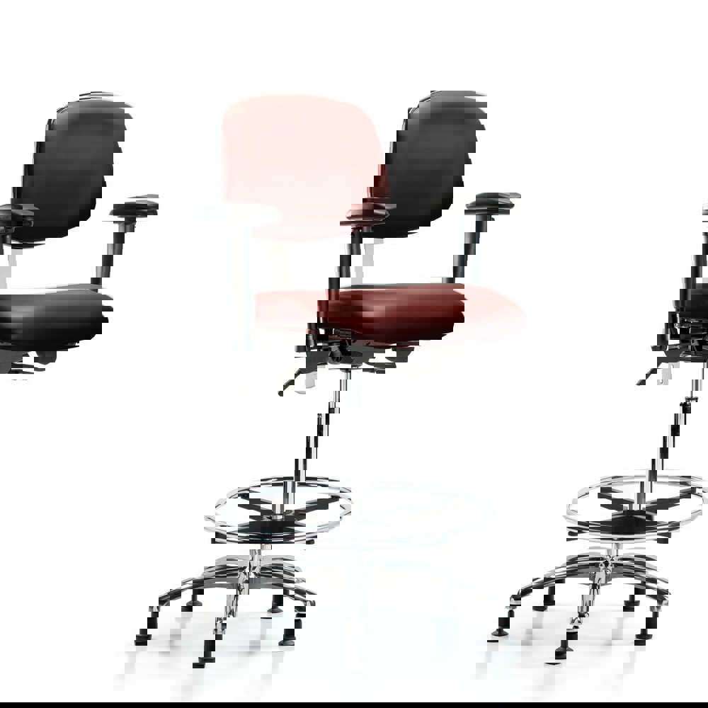 Task Chair: Vinyl, Borscht