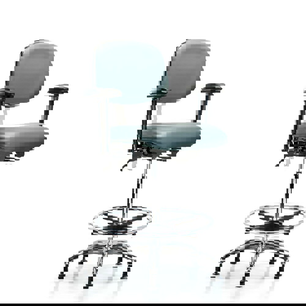 Task Chair: Vinyl, Storm