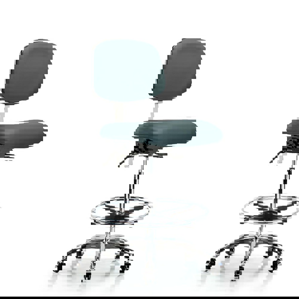 Task Chair: Vinyl, Colonial Blue