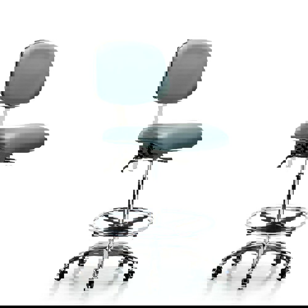 Task Chair: Vinyl, Storm