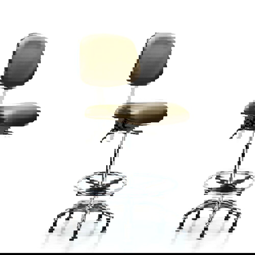 Task Chair: Vinyl, Taupe