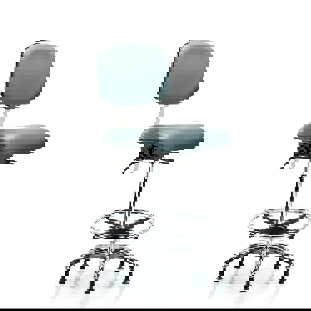 Task Chair: Vinyl, Storm