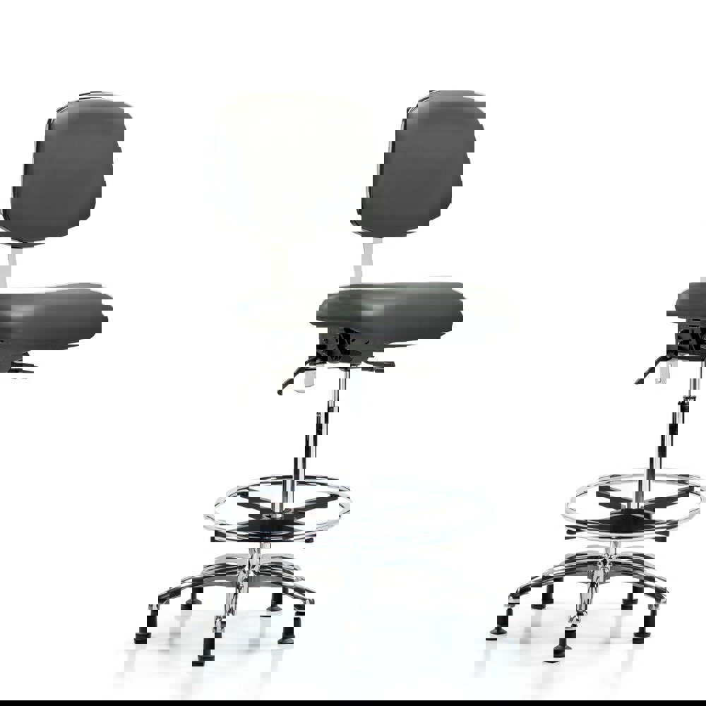 Task Chair: Vinyl, Carbon