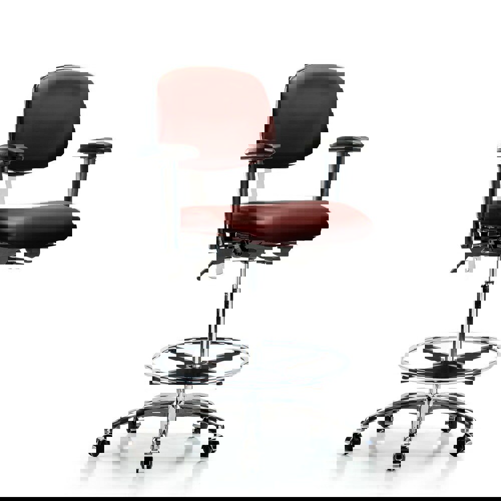 Task Chair: Vinyl, Borscht