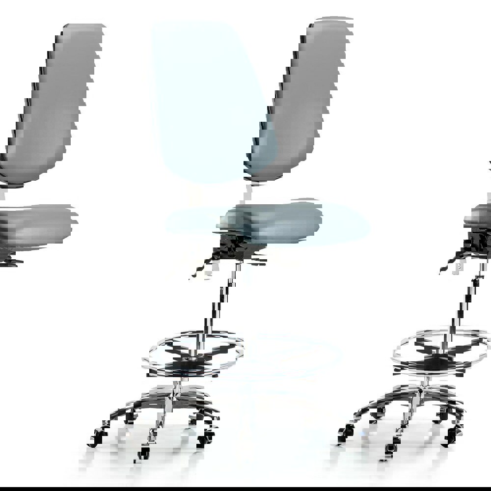 Task Chair: Vinyl, Storm