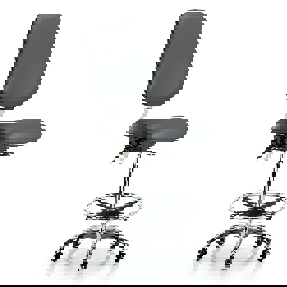 Task Chair: Vinyl, Carbon