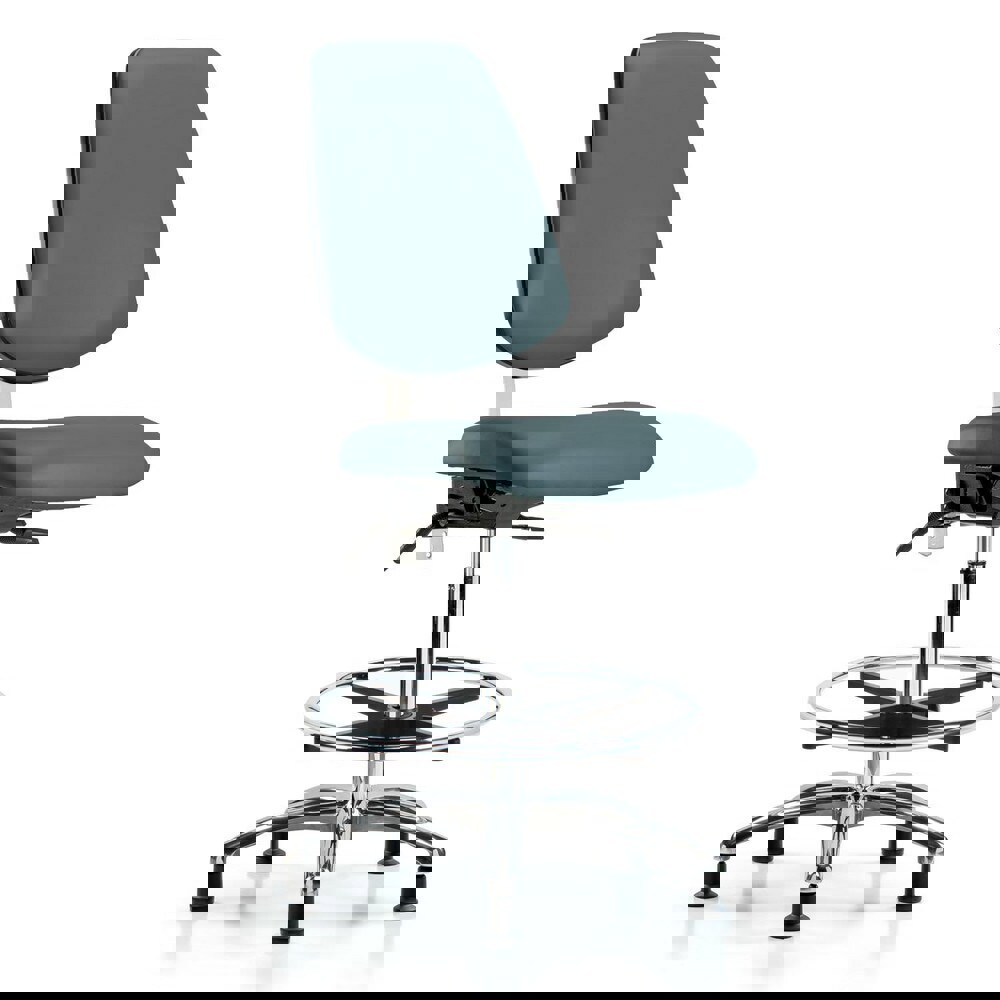 Task Chair: Vinyl, Colonial Blue