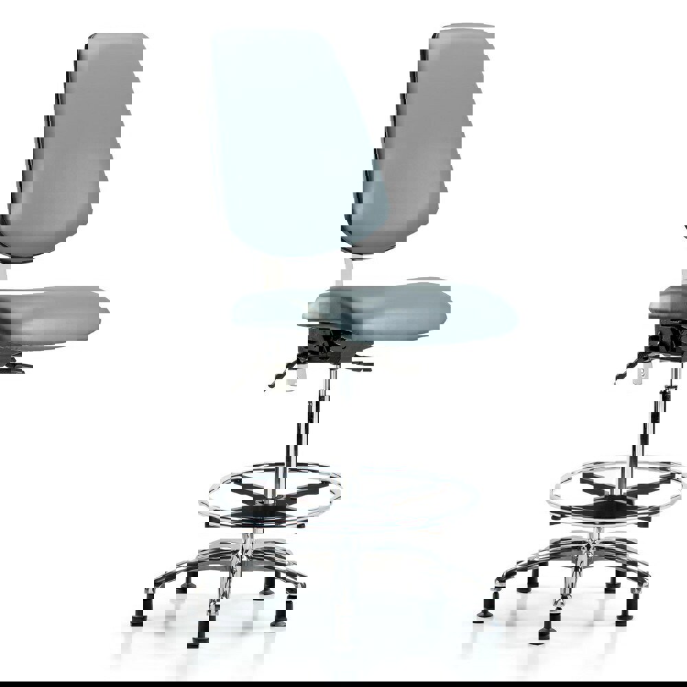 Task Chair: Vinyl, Storm