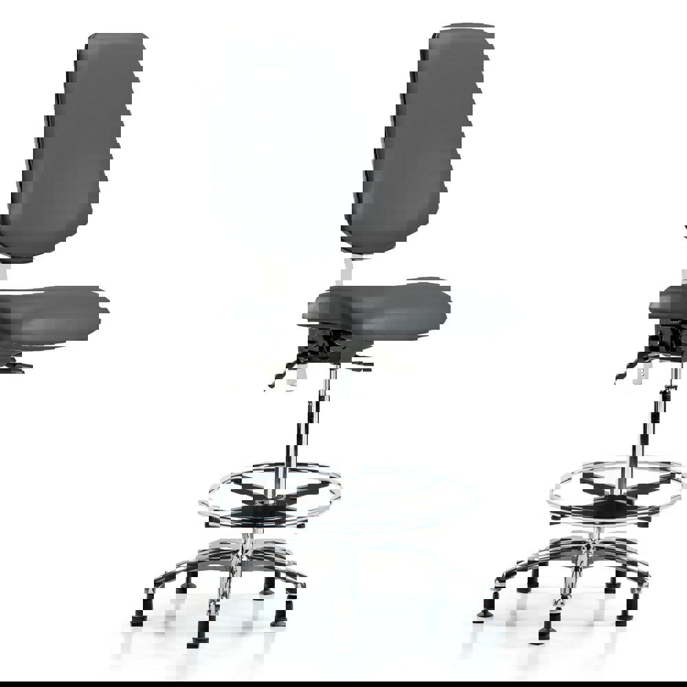 Task Chair: Vinyl, Carbon