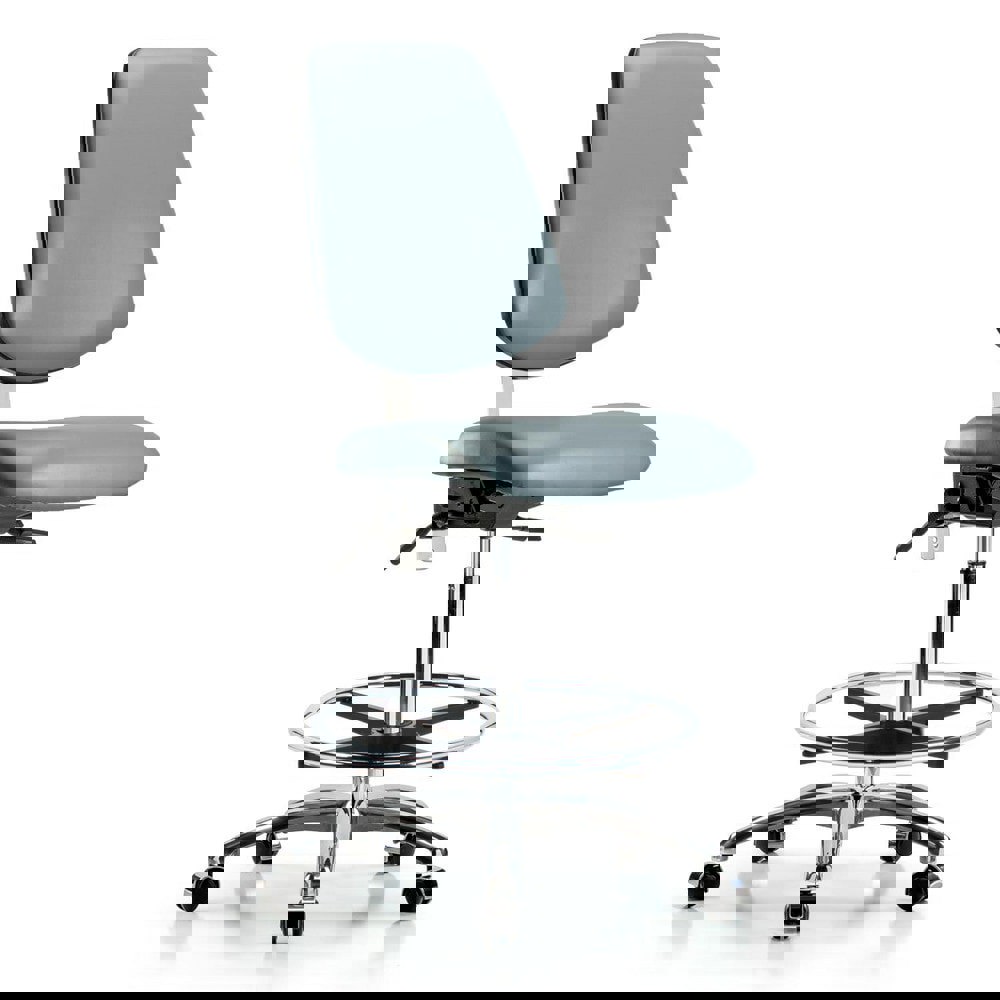 Task Chair: Vinyl, Storm