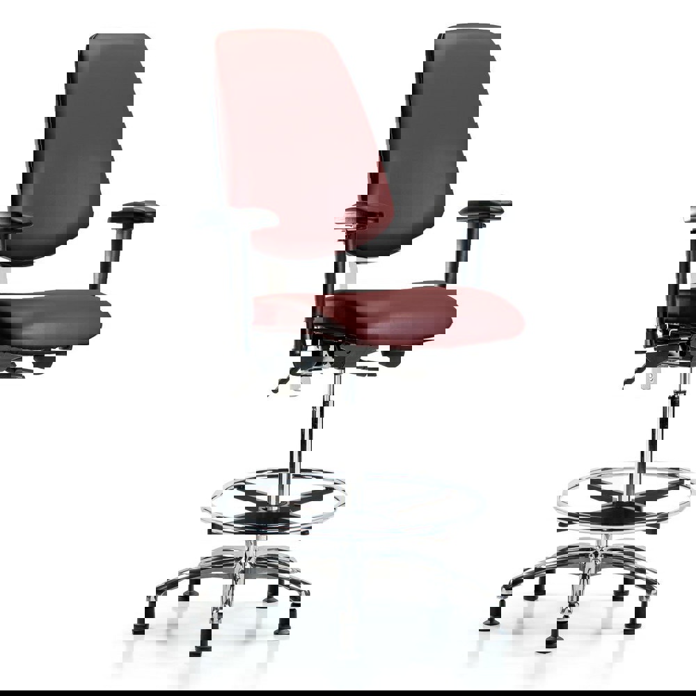 Task Chair: Vinyl, Borscht