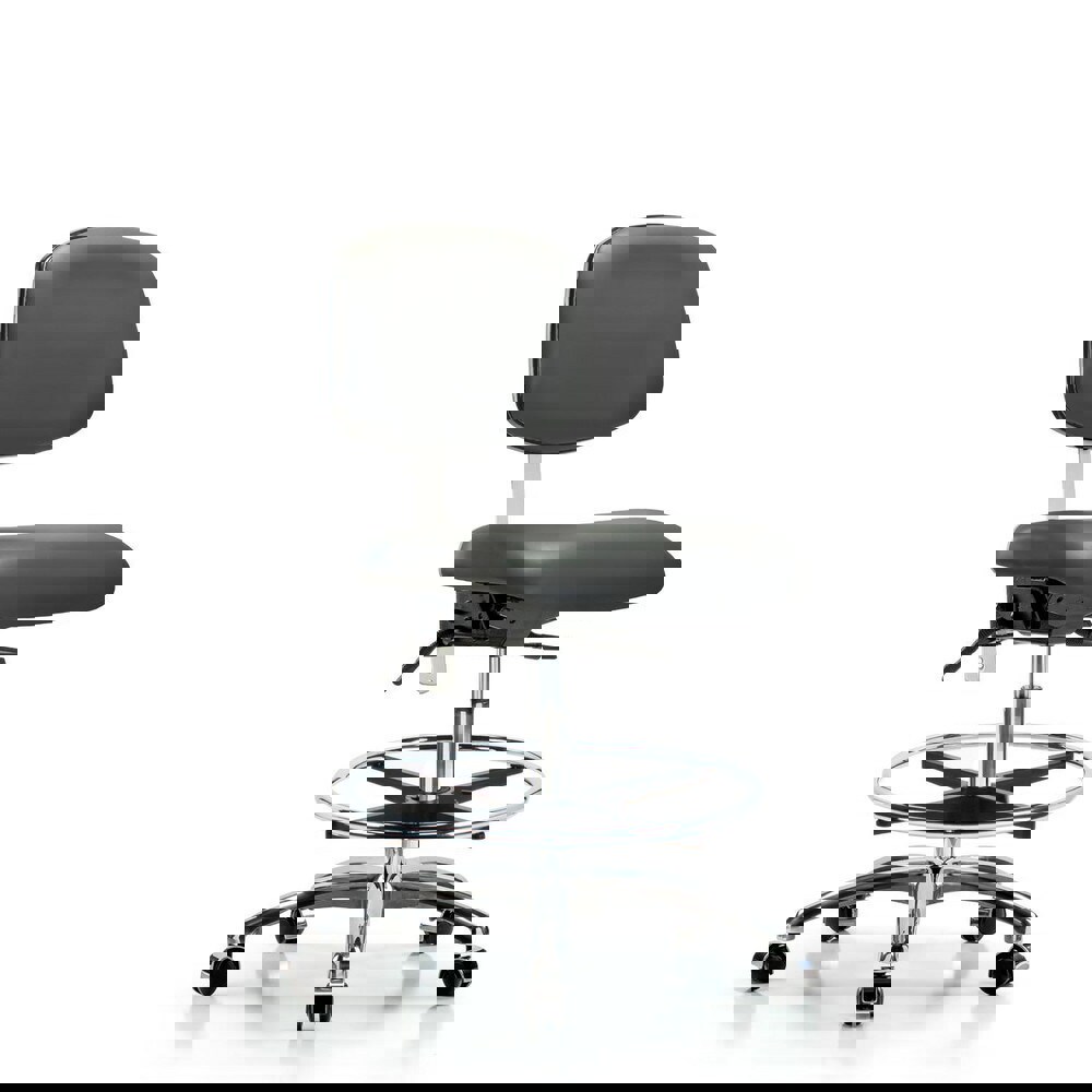 Task Chair: Vinyl, Carbon