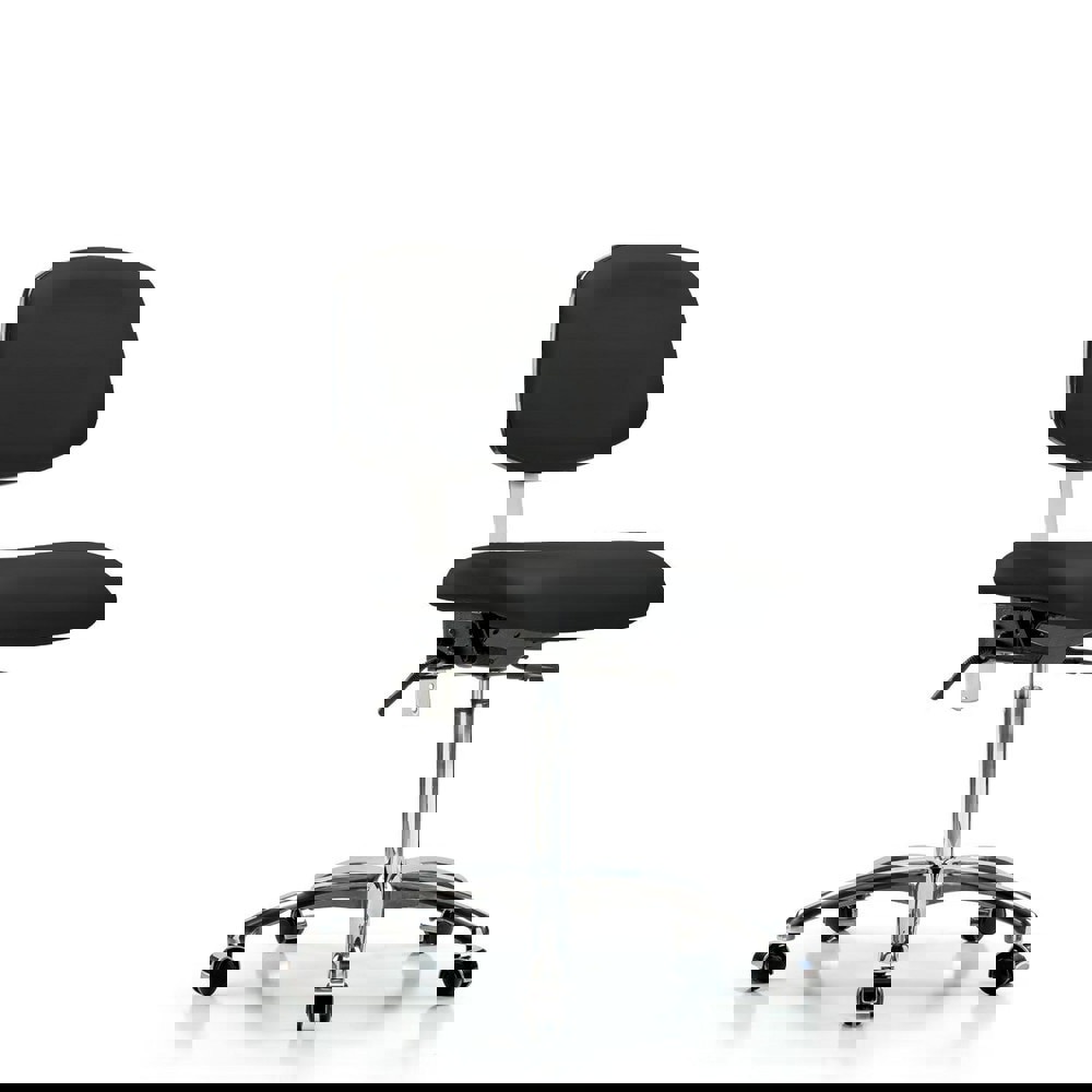 Task Chair: Vinyl, Black