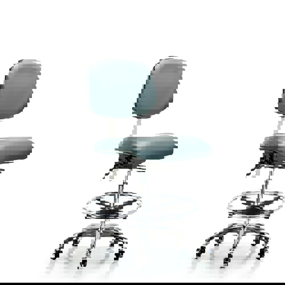 Task Chair: Vinyl, Storm