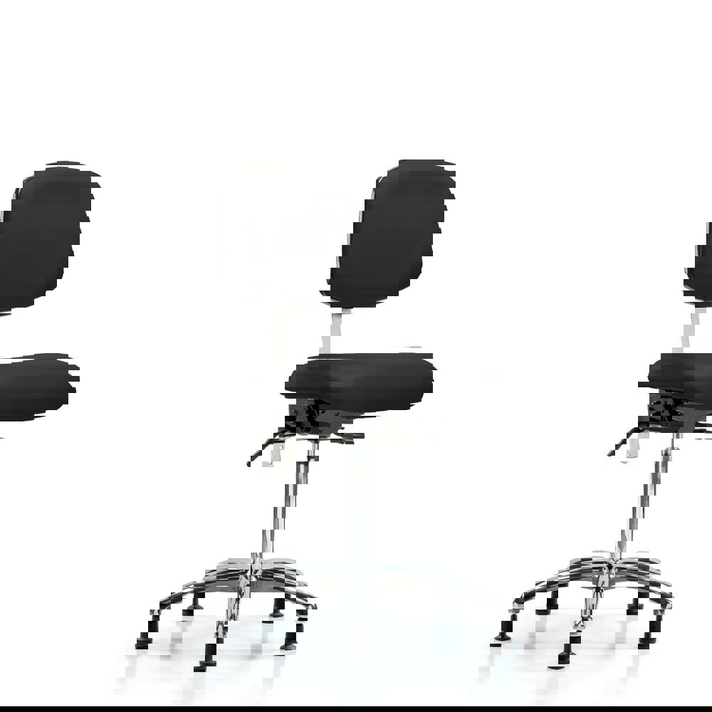 Task Chair: Vinyl, Black