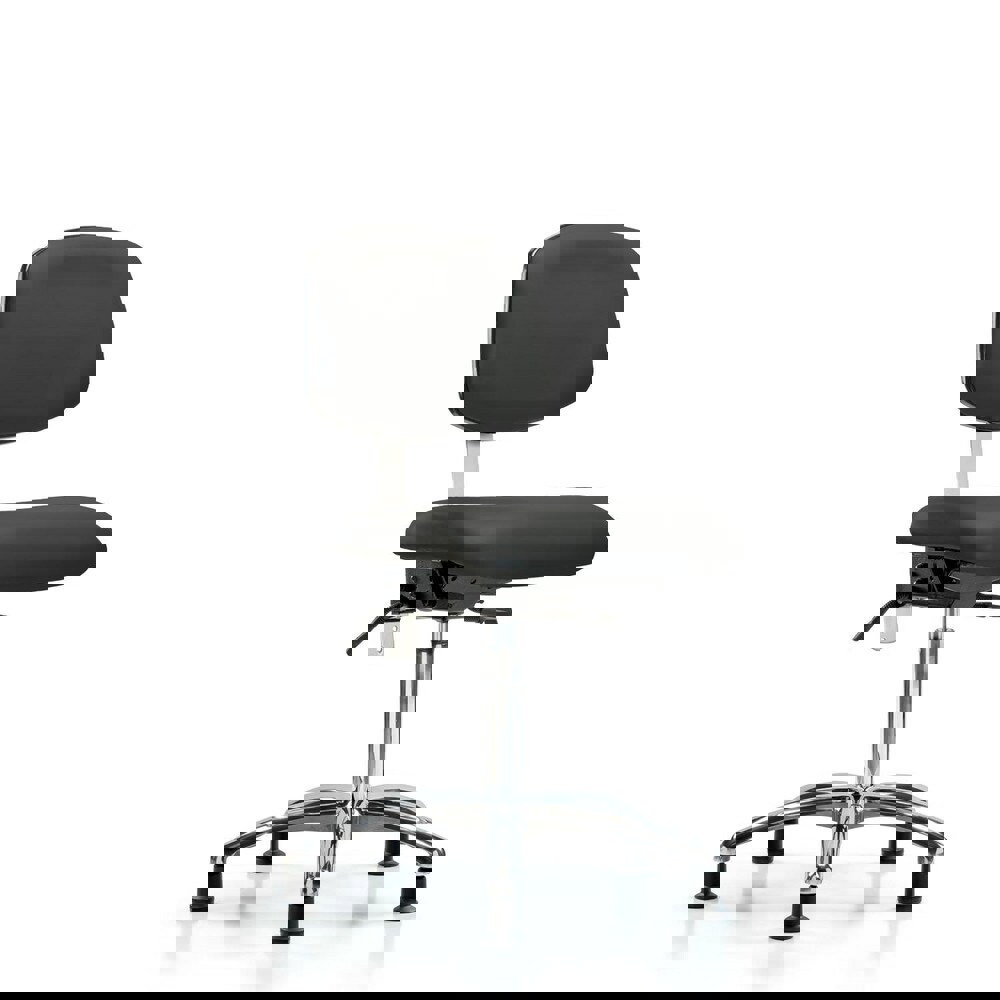 Task Chair: Vinyl, Charcoal