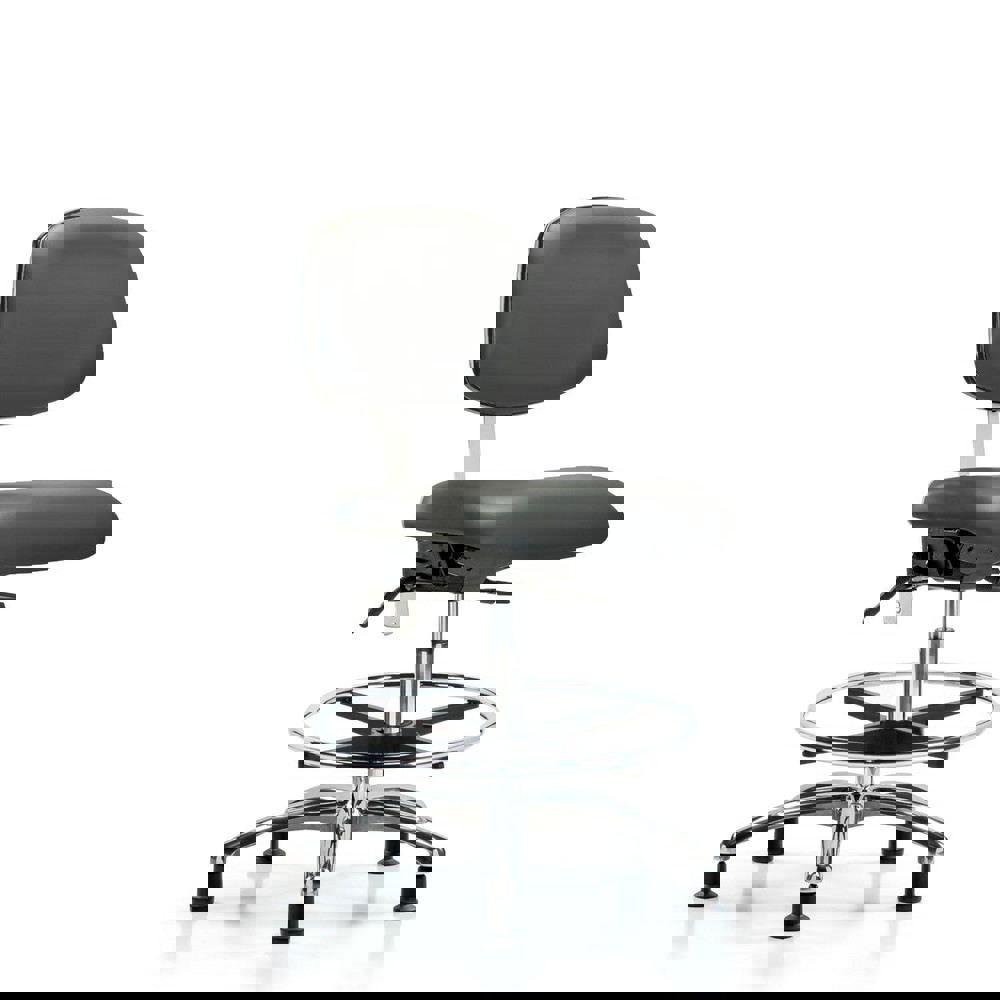 Task Chair: Vinyl, Carbon