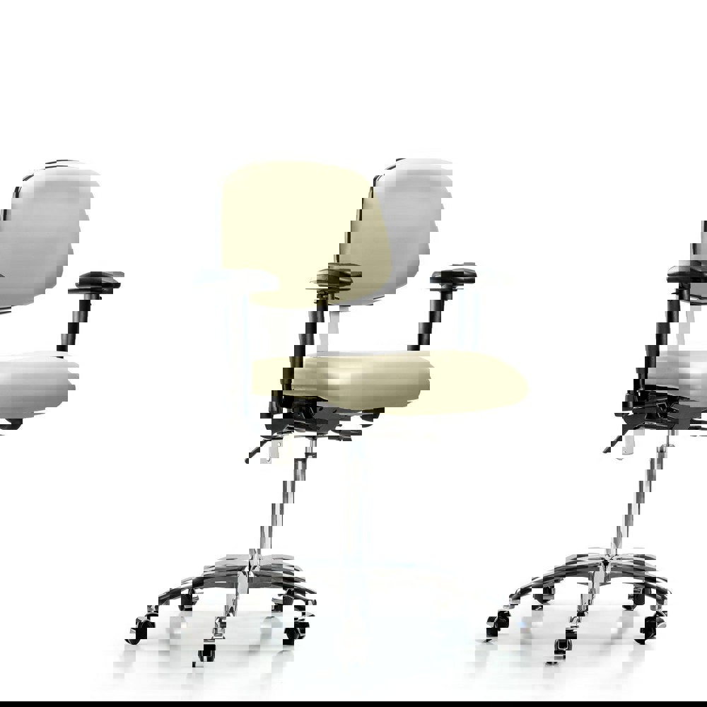 Task Chair: Vinyl, Adobe White