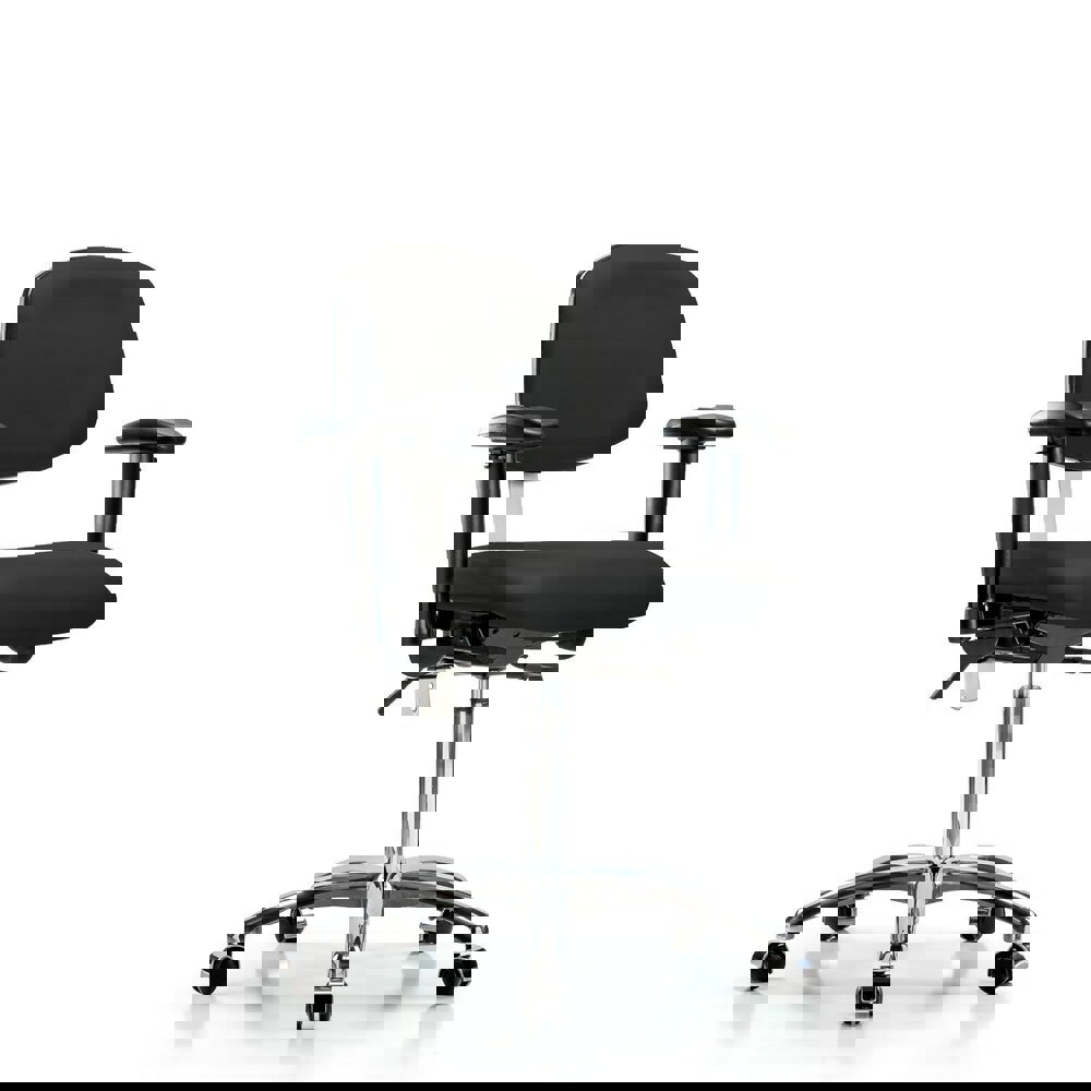 Task Chair: Vinyl, Black