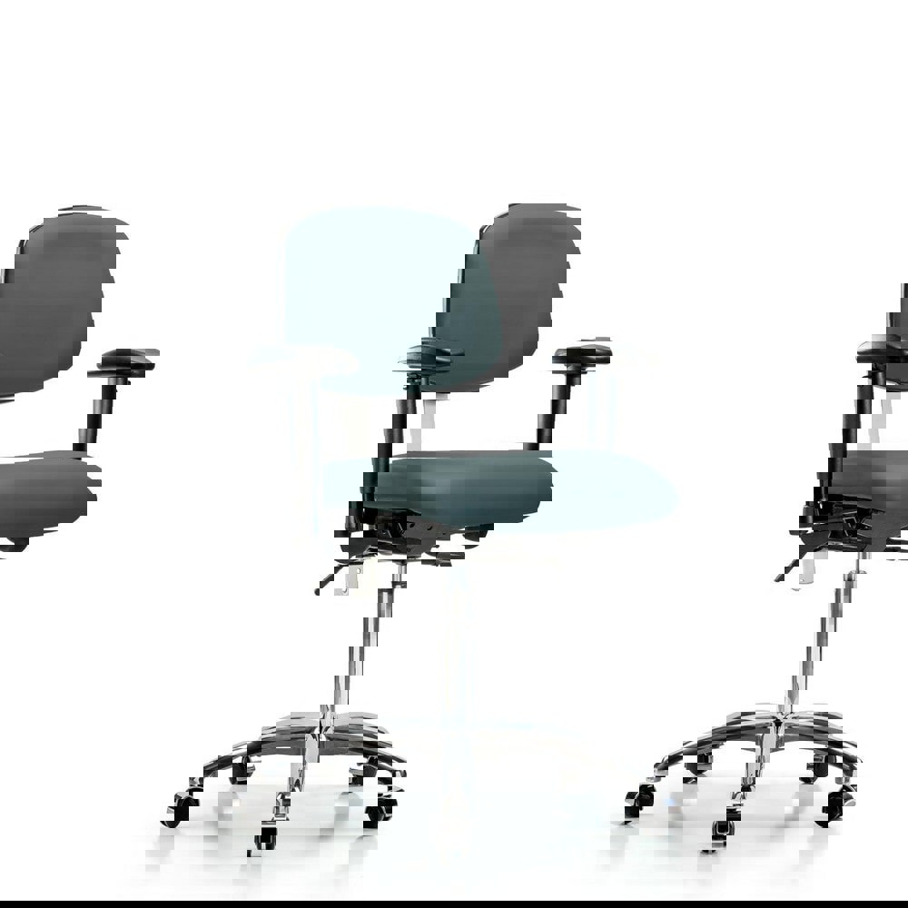 Task Chair: Vinyl, Colonial Blue